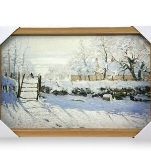 18x12 Snow Landscape Wall Art - Threshold Studio McGee, Target Christmas 2024
